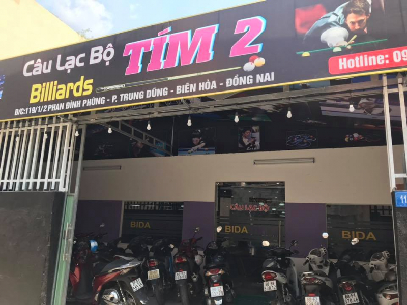 CLB Bida Tím 2 - Số 119/1/2 Phan Đình Phùng, Biên Hoà, Đồng Nai