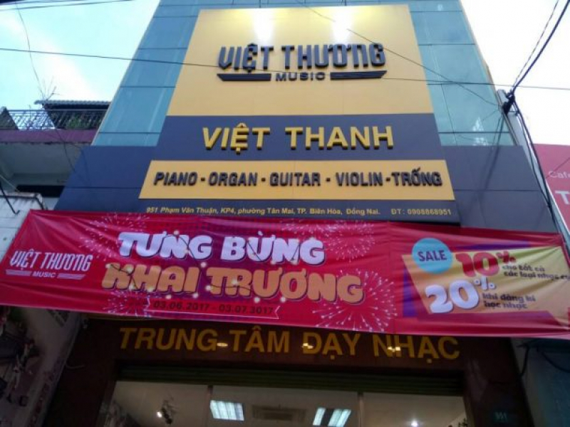Việt Thương Music - Số 951 Phạm Văn Thuận, KP4, P. Tân Mai, TP. Biên Hòa