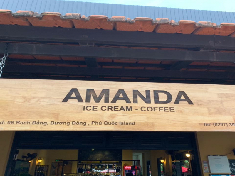 Amanda Ice Cream & Cafe - Số 6 Bạch Đằng, Dương Đông, Phú Quốc